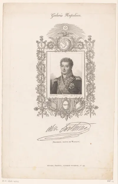Portret van prins Louis Alexandre Berthier