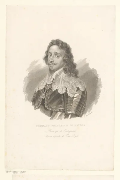 Portret van prins Tommaso Francesco di Savoia