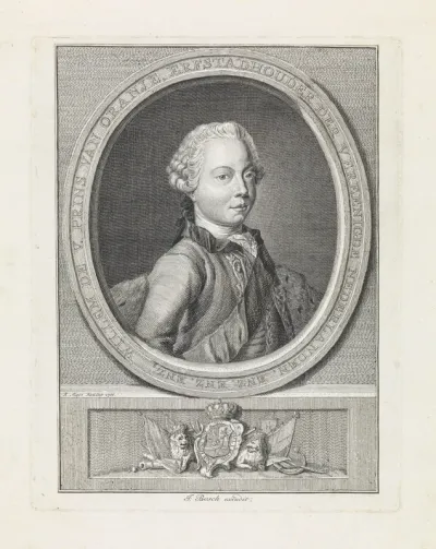 Portret van prins Willem V van Oranje-Nassau