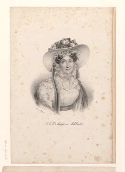 Portret van prinses Adélaïde d'Orléans