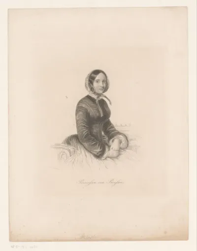 Portret van prinses Augusta van Pruisen