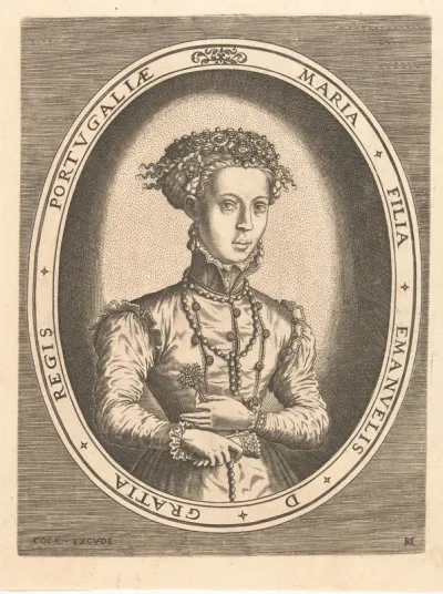 Portret van prinses Maria van Portugal