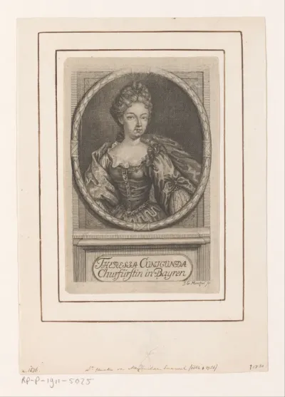 Portret van prinses Theresia Kunigunde Sobieski van Polen