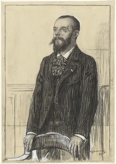 Portret van prof. Hector Treub