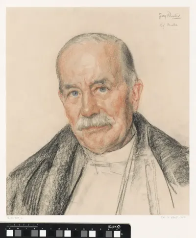 Portret van prof. J.J.A. Muller