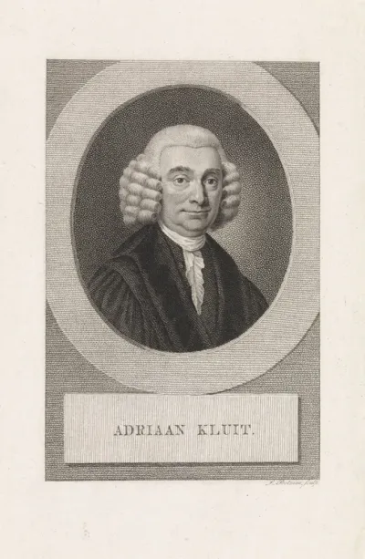 Portret van professor Adriaan Kluit