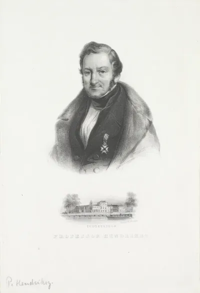Portret van Professor Pieter Hendricksz.