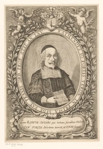 Portret van professor Raymundus Ioannis Fortis