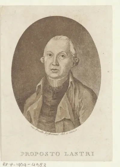Portret van Proposto Lastri