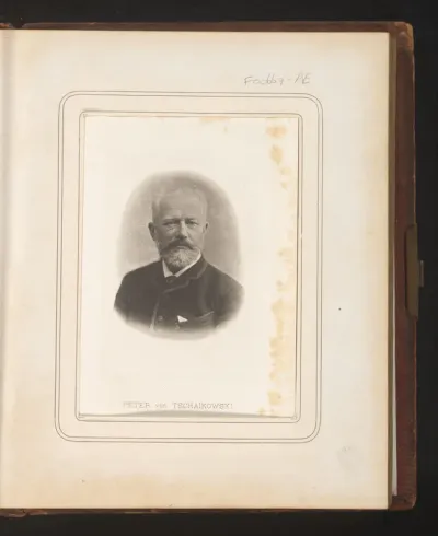 Portret van Pyotr Ilyich Tchaikovsky