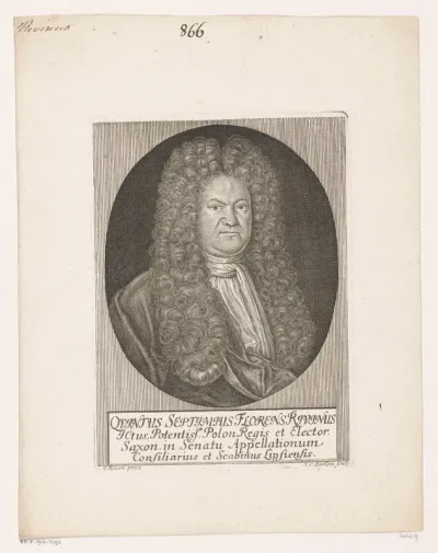Portret van Quintus Septimius Florens Rivinus