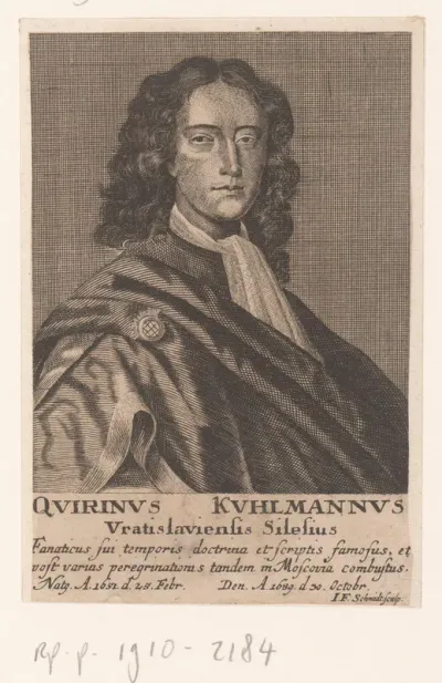 Portret van Quirinus Kuhlmann
