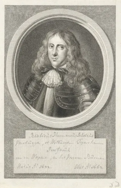 Portret van Radbodus Hermannus Schelius