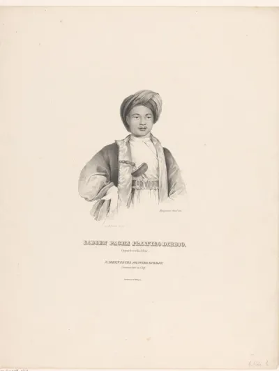 Portret van Raden Pacha Prauriro Dirdjo