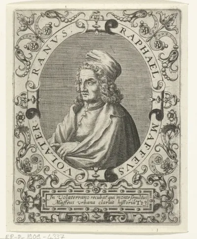 Portret van Raffaele Maffei