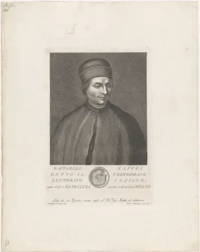Portret van Raffaello Maffei