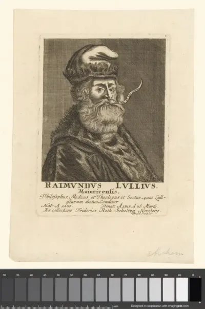 Portret van Raimundus Lullus