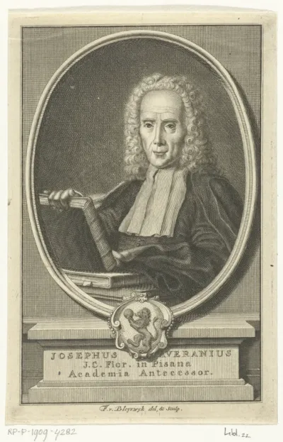Portret van rechtsgeleerde Josephus Averanius