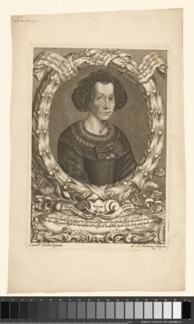 Portret van Regina Magdalena Limburger