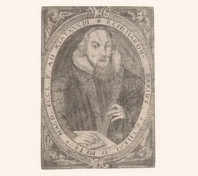 Portret van Reinhard Bake
