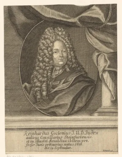 Portret van Reinhard Goclenius