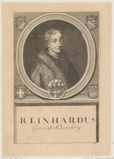 Portret van Reinhard von Abensberg, bisschop van Würzburg