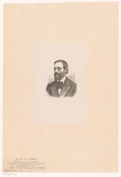 Portret van Reinhart Pieter Anne Dozy