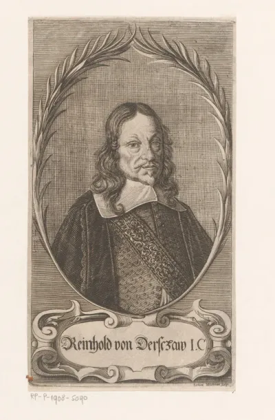 Portret van Reinhold von Derschau