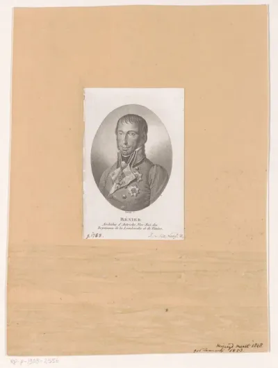 Portret van Reinier, aartshertog van Oostenrijk