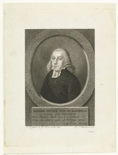 Portret van Reinier Pieter van de Kasteele