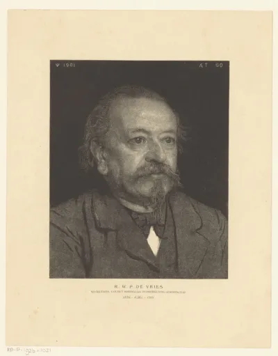 Portret van Reinier Willem Petrus de Vries