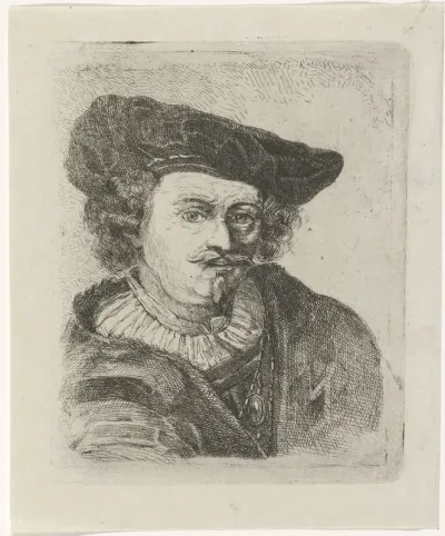 Portret van Rembrandt Harmensz. van Rijn
