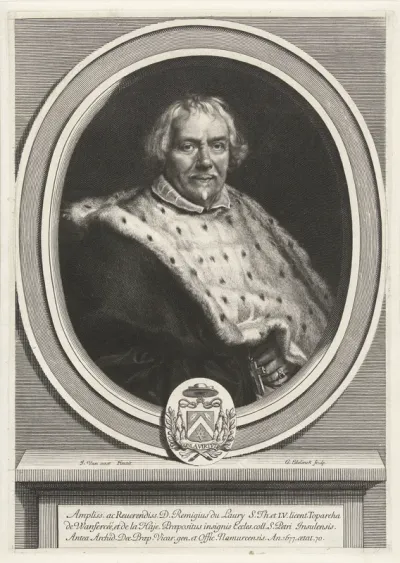 Portret van Remy du Laury