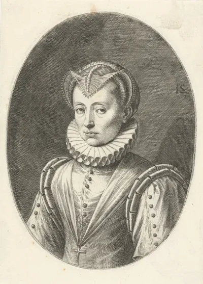 Portret van Renata van Lotharingen, hertogin van Beieren