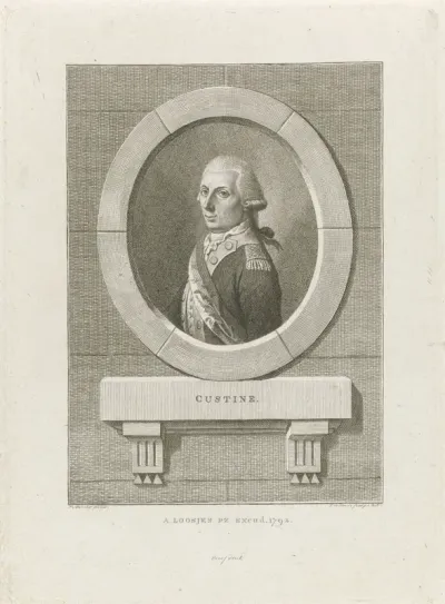 Portret van Renaud-Philippe de Custine