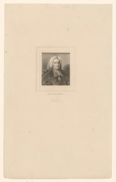 Portret van René Aubert de Vertot