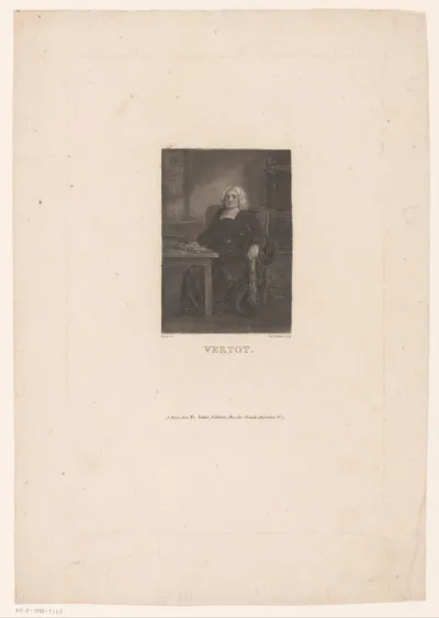Portret van René-Aubert Vertot