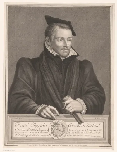 Portret van René Choppin