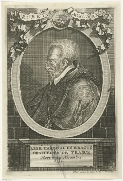 Portret van Rene de Birague