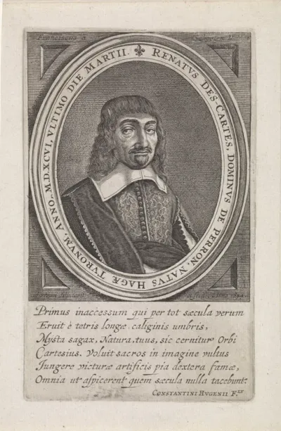Portret van René Descartes