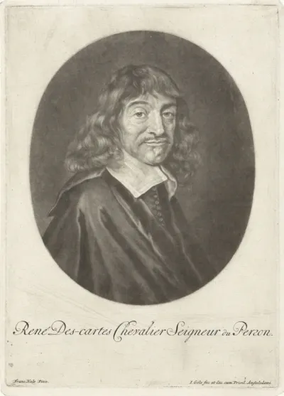 Portret van René Descartes