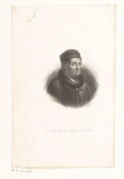 Portret van René I van Anjou