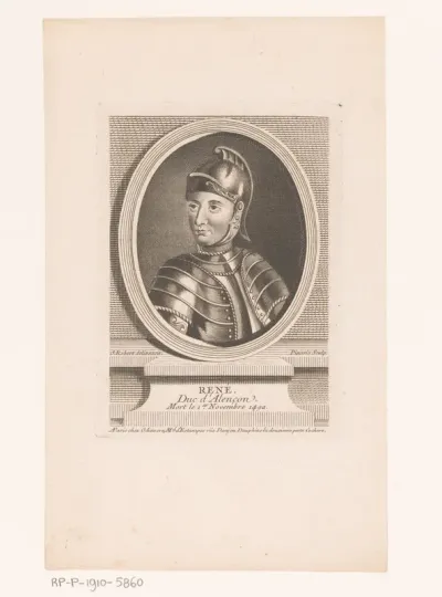 Portret van René van Alençon