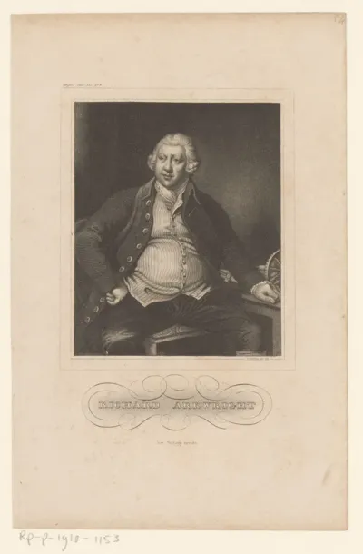 Portret van Richard Arkwright