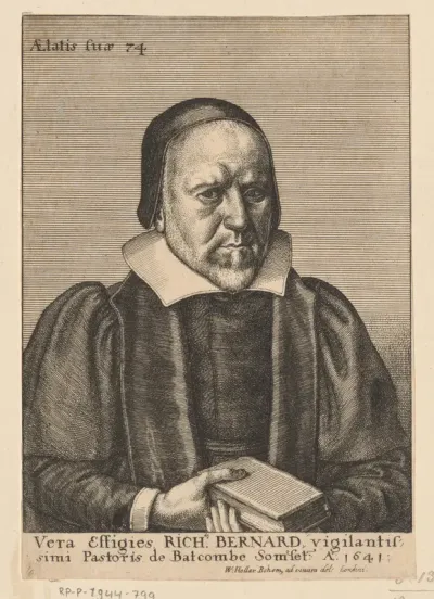 Portret van Richard Bernard op 74-jarige leeftijd