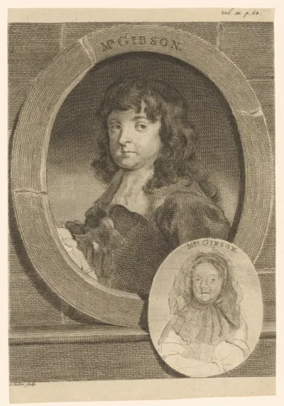 Portret van Richard Gibson en Anne Shepherd