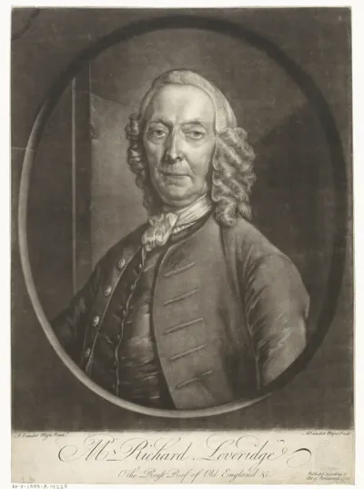 Portret van Richard Leveridge