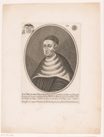 Portret van Richard Olivier de Longueil