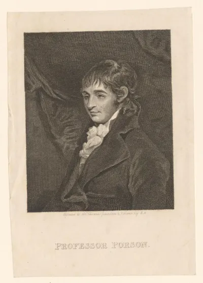 Portret van Richard Porson