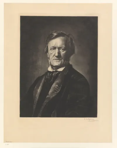 Portret van Richard Wagner
